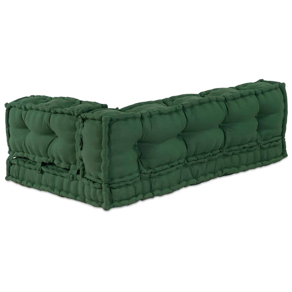 Palle Sofa Pude 3 pcs Grøn 120 x 80 x 38 cm Stof
