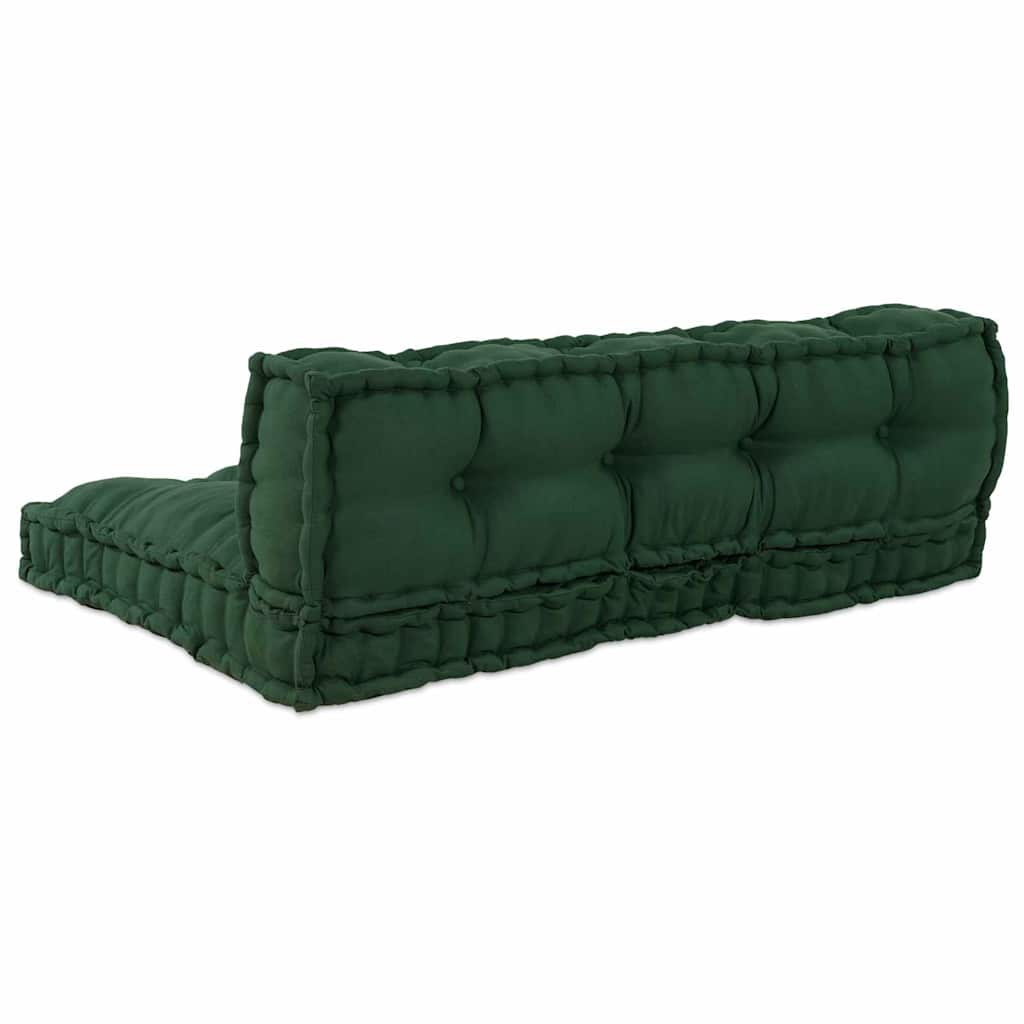 Palle Sofa Pude 2 pcs Grøn 120 x 80 x 38 cm Stof