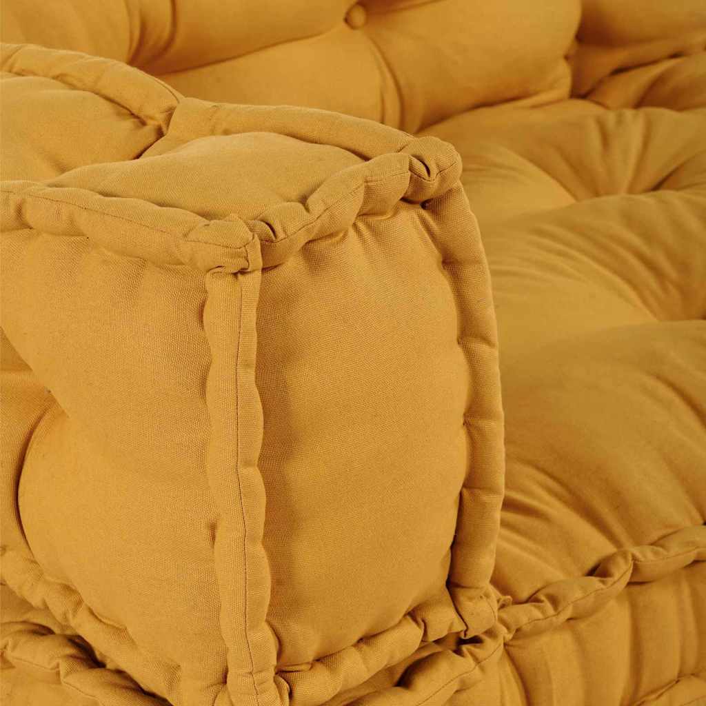 Palle Sofa Pude 3 pcs Gul 120 x 80 x 38 cm Stof