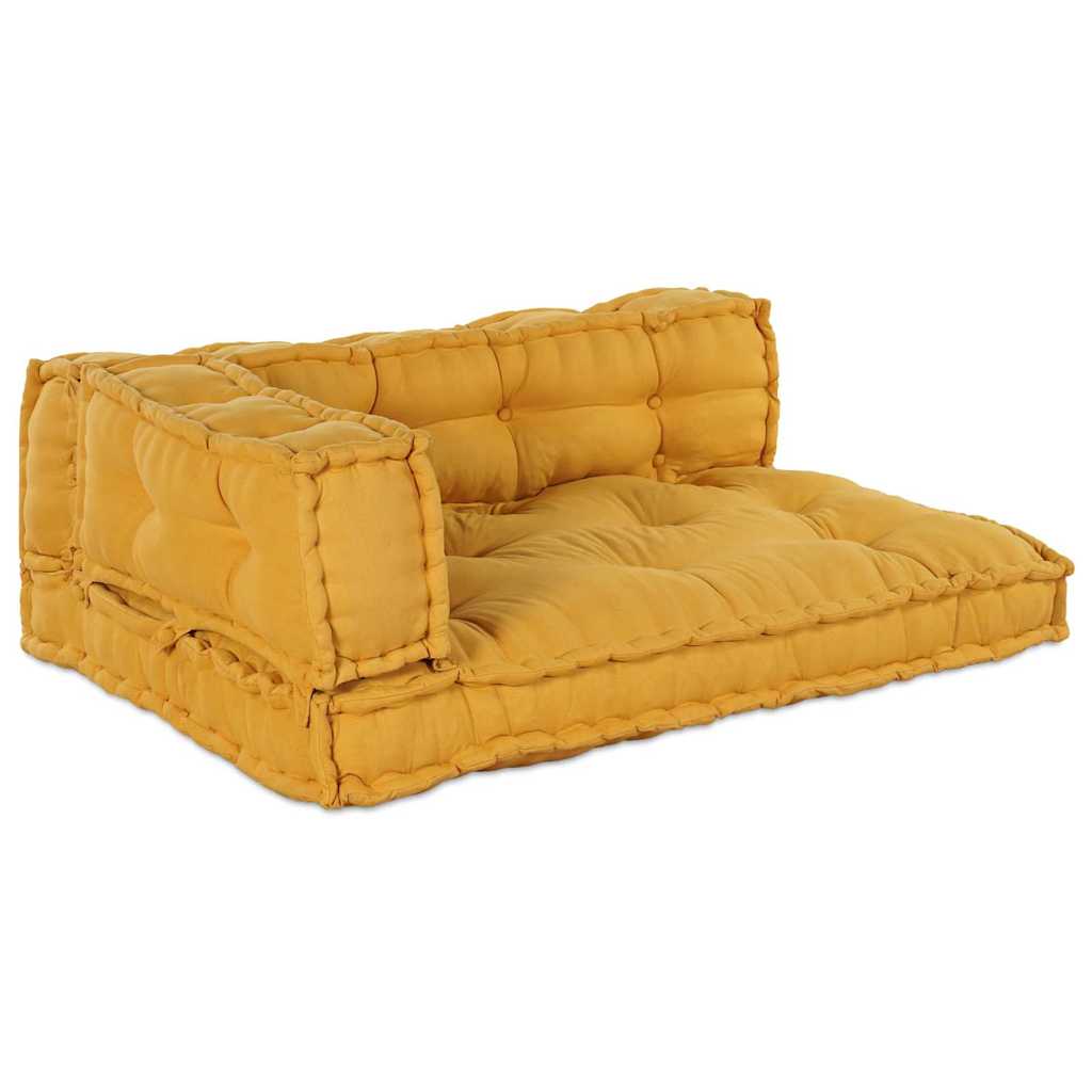 Palle Sofa Pude 3 pcs Gul 120 x 80 x 38 cm Stof