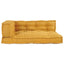 Palle Sofa Pude 3 pcs Gul 120 x 80 x 38 cm Stof