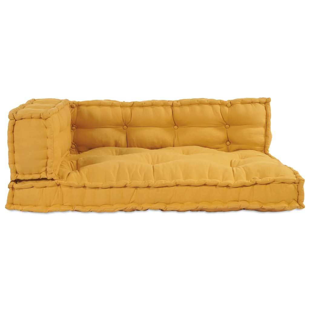 Palle Sofa Pude 3 pcs Gul 120 x 80 x 38 cm Stof