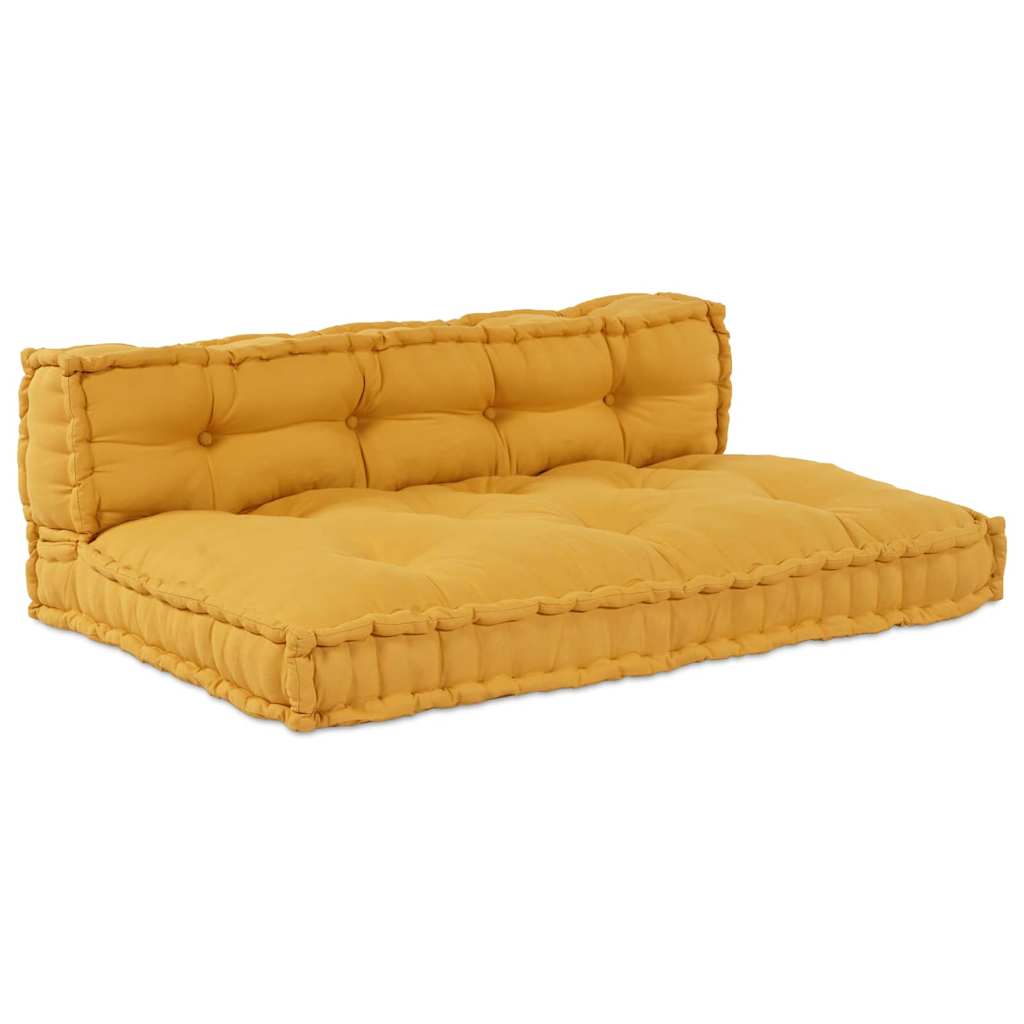 Palle Sofa Pude 2 pcs Gul 120 x 80 x 38 cm Stof