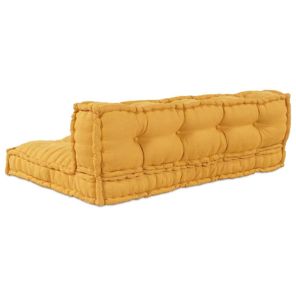 Palle Sofa Pude 2 pcs Gul 120 x 80 x 38 cm Stof
