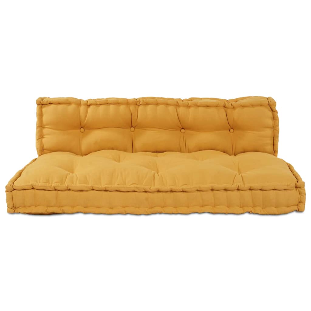 Palle Sofa Pude 2 pcs Gul 120 x 80 x 38 cm Stof