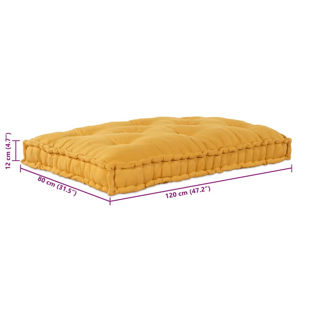 Palle Sofa Pude Gul 120 x 80 x 12 cm Stof