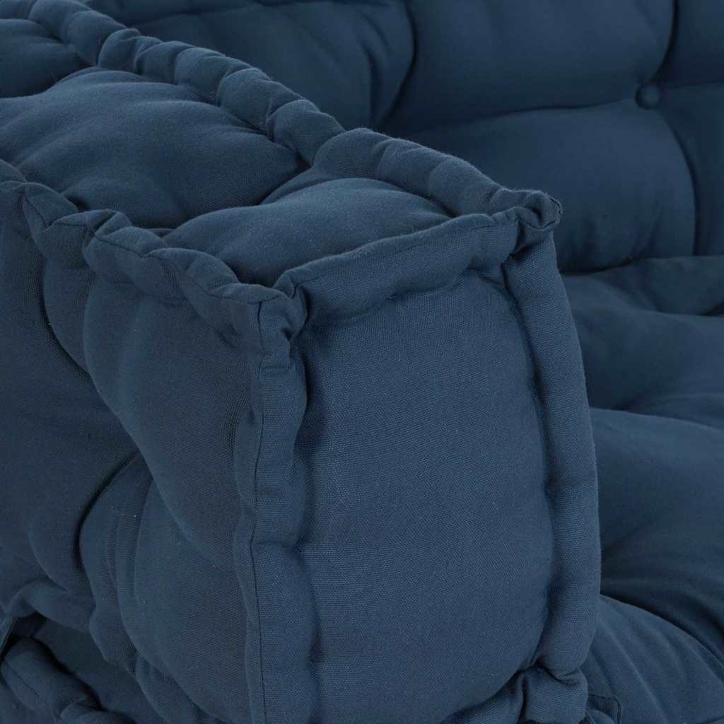 Palle Sofa Pude 3 pcs Indigo 120 x 80 x 38 cm Stof