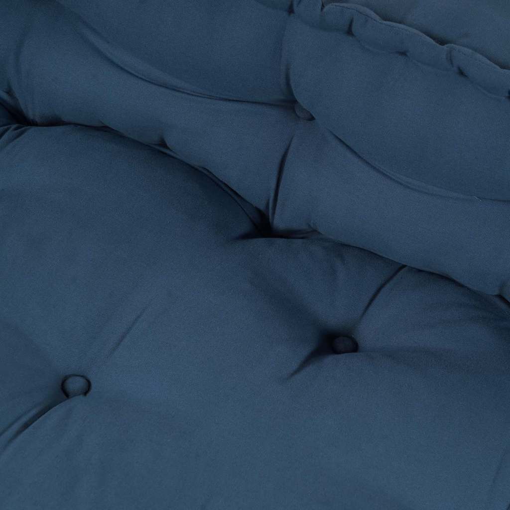 Palle Sofa Pude 2 pcs Indigo 120 x 80 x 38 cm Stof