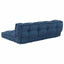 Palle Sofa Pude 2 pcs Indigo 120 x 80 x 38 cm Stof