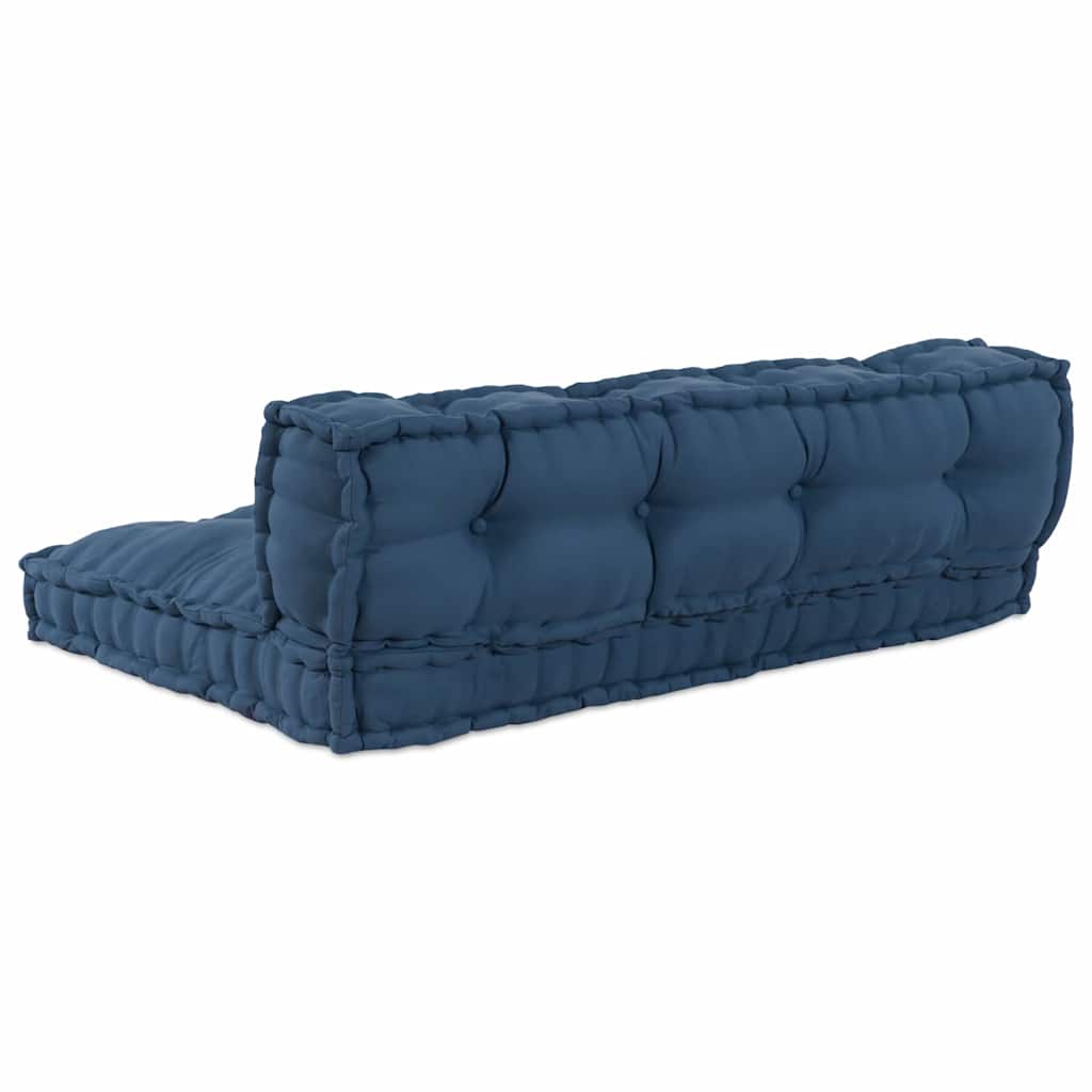 Palle Sofa Pude 2 pcs Indigo 120 x 80 x 38 cm Stof