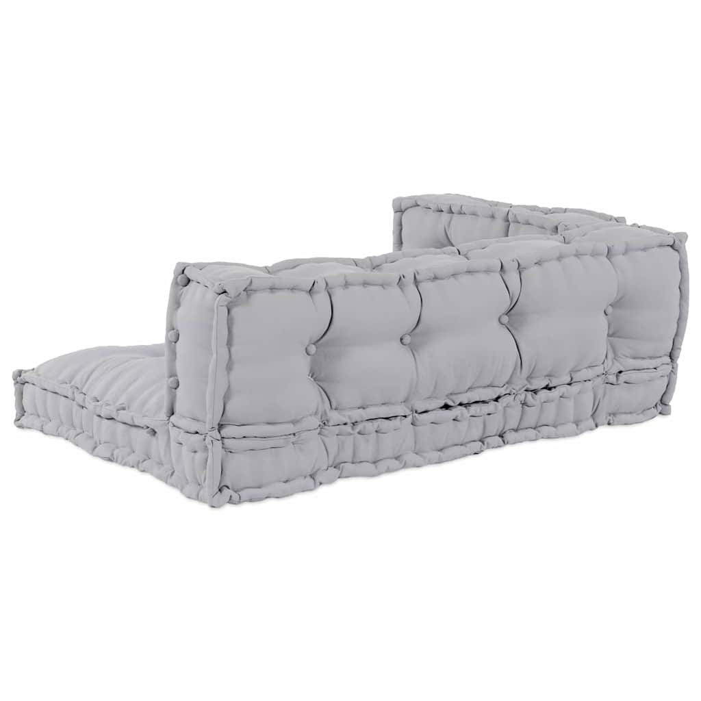Palle Sofa Pude 3 pcs Grå 120 x 80 x 38 cm Stof
