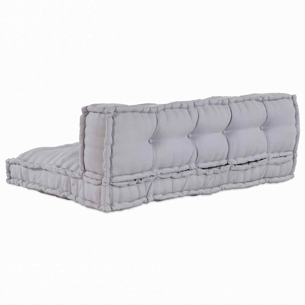 Palle Sofa Pude 2 pcs Grå 120 x 80 x 38 cm Stof