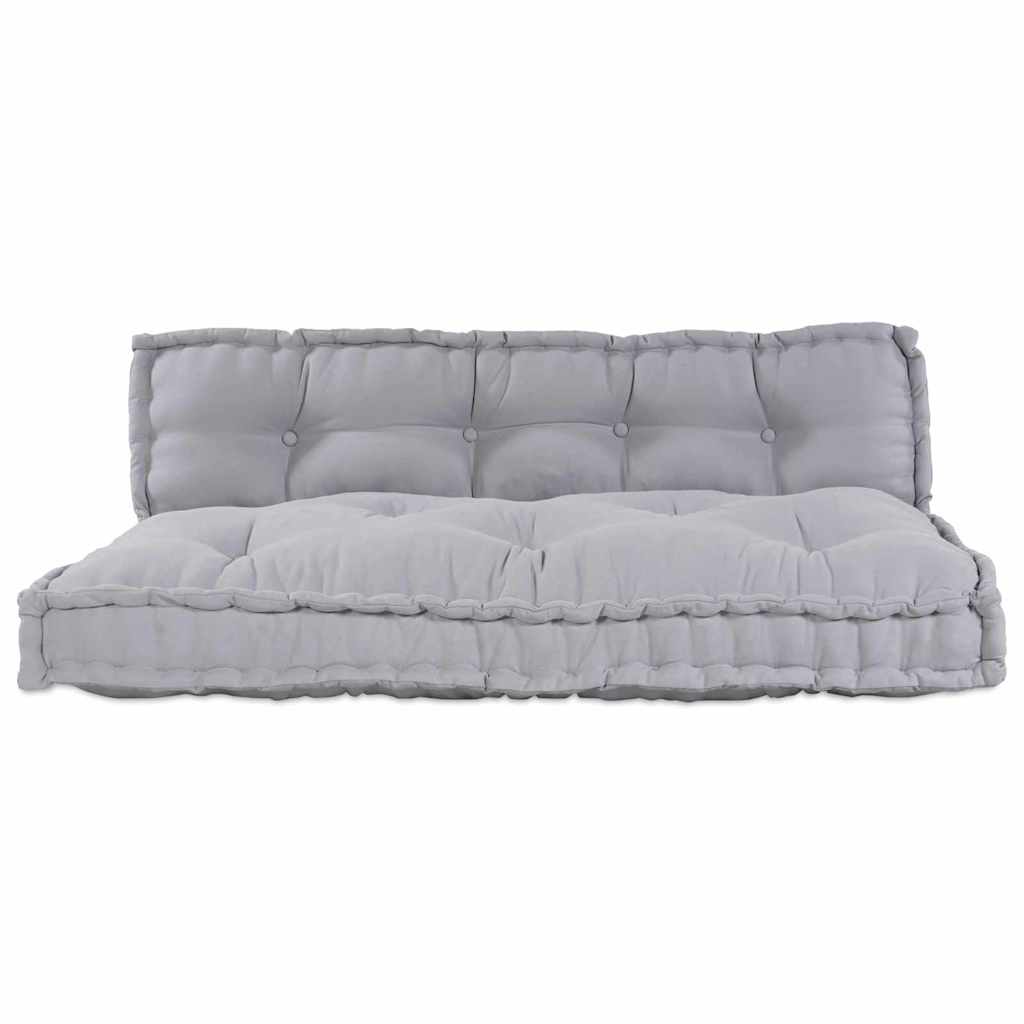 Palle Sofa Pude 2 pcs Grå 120 x 80 x 38 cm Stof