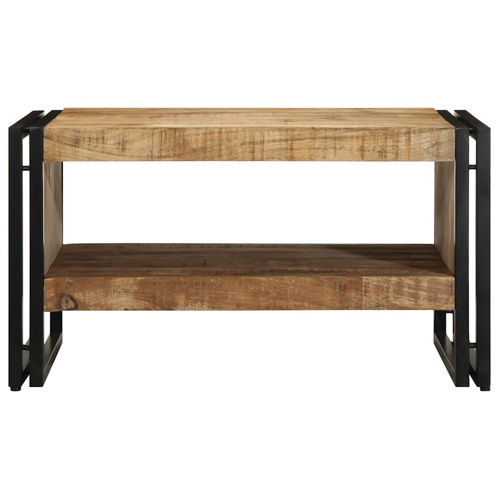 sofabord 70x50x38 cm massivt ru mangotræ