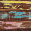 sofabord 50x50x38 cm massivt genbrugstræ flerfarvet