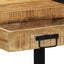 Konsolbord med skuffe Brun 90 x 33 x 75 cm Massivt mangotræ