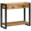 Konsolbord med skuffe Brun 90 x 33 x 75 cm Massivt mangotræ