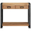 Konsolbord med skuffe Brun 90 x 33 x 75 cm Massivt Akacietræ
