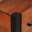 Sideboard 3 pcs Brun 110 x 30 x 75 cm Massivt Akacietræ