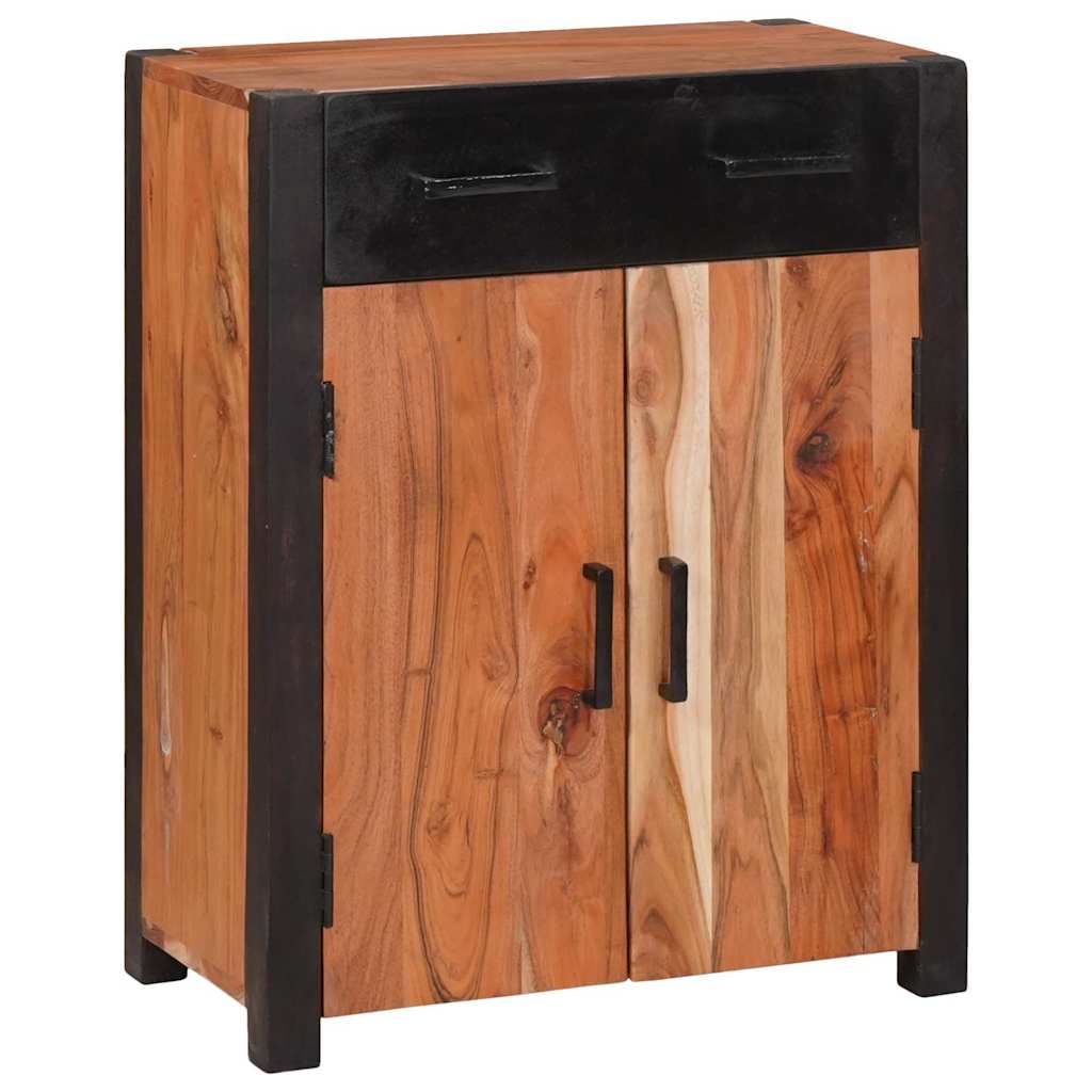 Sideboard 2 pcs Brun 110 x 30 x 75 cm Massivt Akacietræ