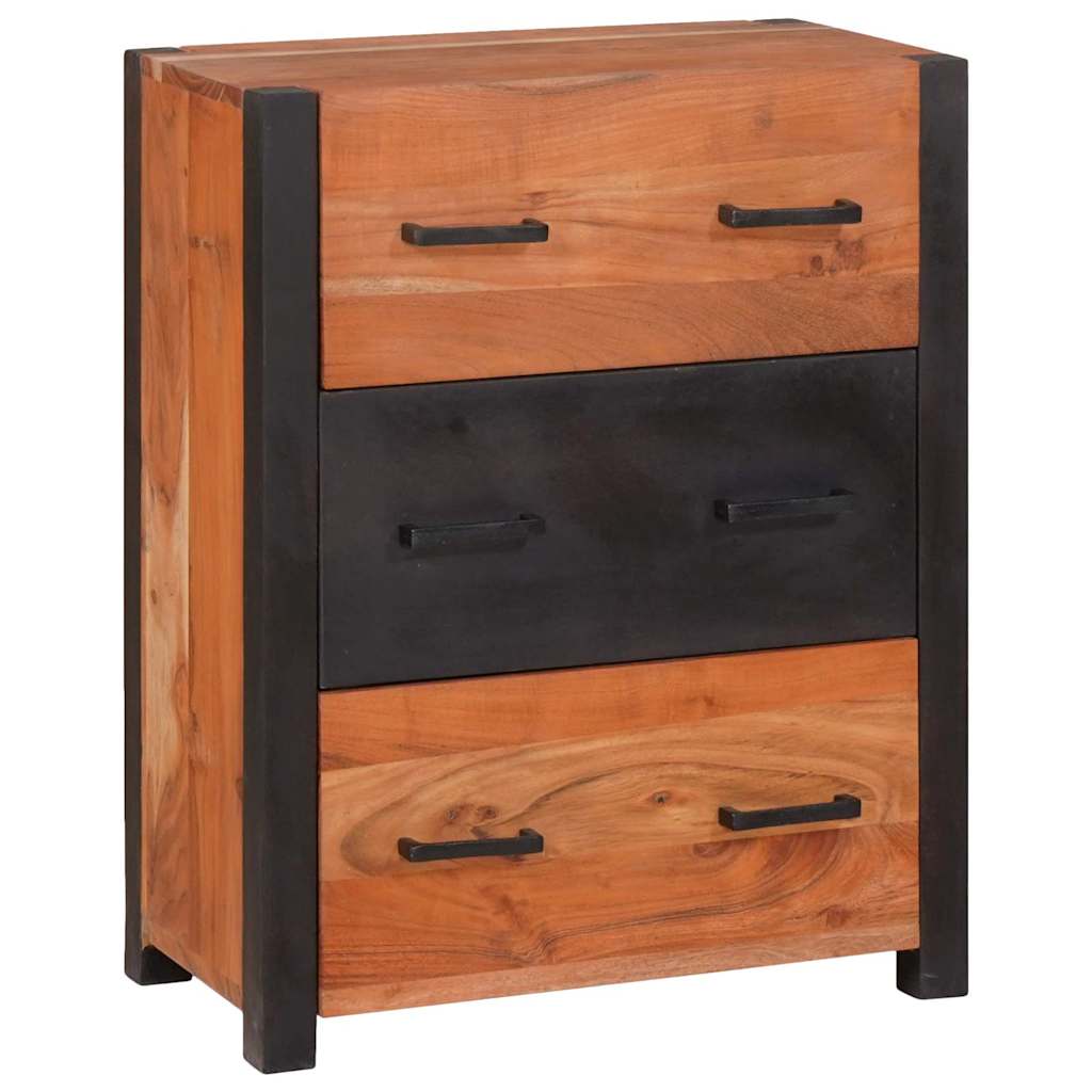 Sideboard med skuffe Brun 55 x 30 x 75 cm Massivt Akacietræ