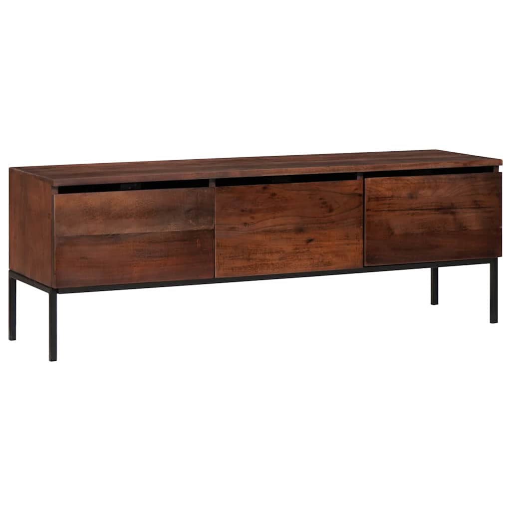 TV-skab honningfarvet 110 x 30 x 36 cm Massivt akacietræ