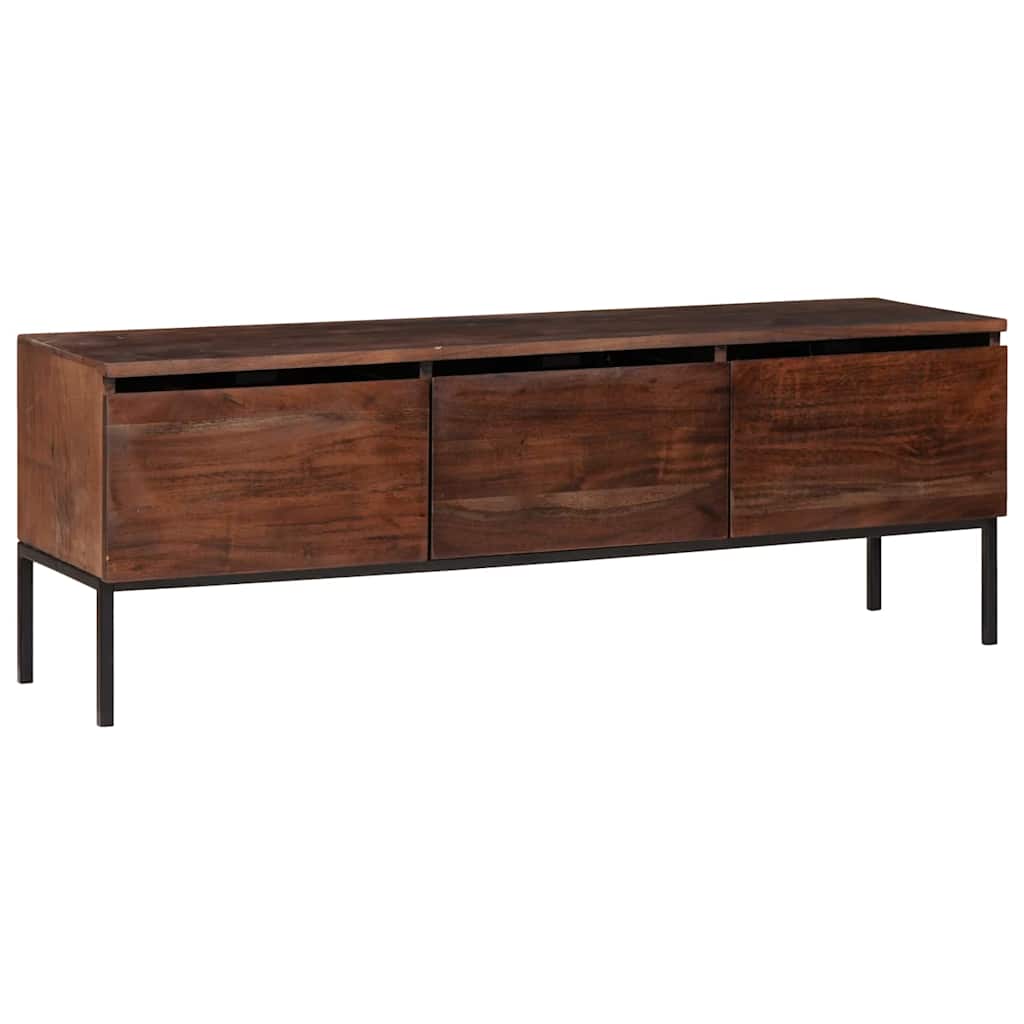 TV-skab honningfarvet 110 x 30 x 36 cm Massivt akacietræ