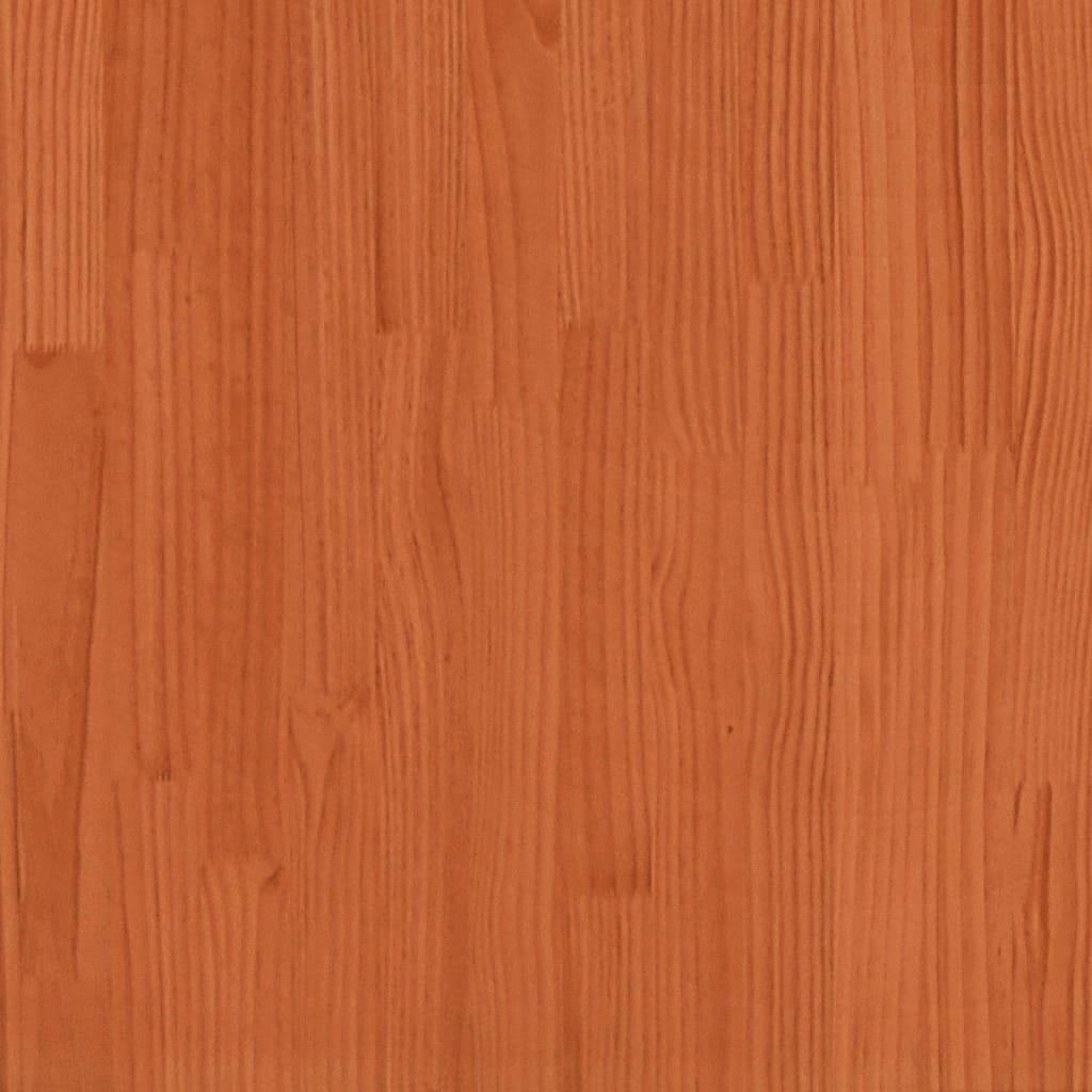 seng med reol uden madras 180x200 cm massivt træ gyldenbrun