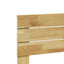 sengegavl 120 cm massivt træ eg