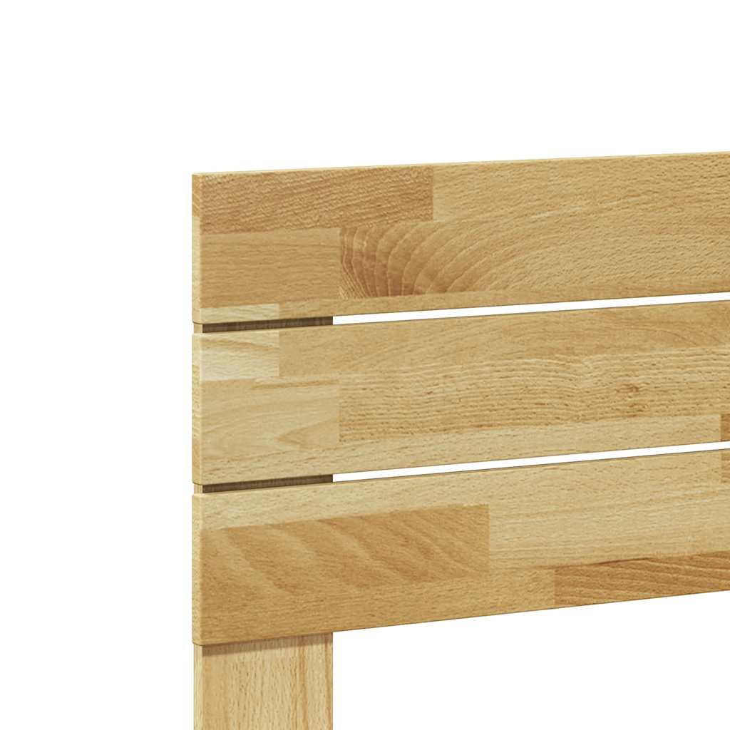 sengegavl 150 cm massivt træ eg