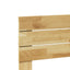 sengegavl 180 cm massivt træ eg