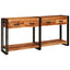 Konsolborde 2 pcs Brun 161 x 33 x 75 cm Massivt Akacietræ