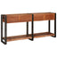 Konsolborde med skuffe 2 pcs Flerfarvet 161 x 33 x 75 cm