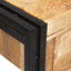Konsolborde 2 pcs Brun 200 x 33 x 75 cm Massivt mangotræ