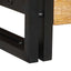 Konsolborde 2 pcs Brun 200 x 33 x 75 cm Massivt mangotræ