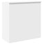 receptionsdisk hvid 100x50x103,5 cm konstrueret træ