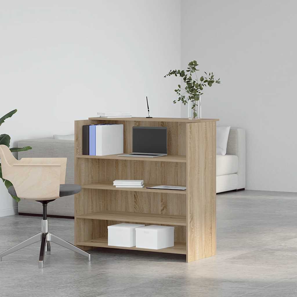 receptionsdisk Sonoma eg 100x50x103,5 cm konstrueret træ