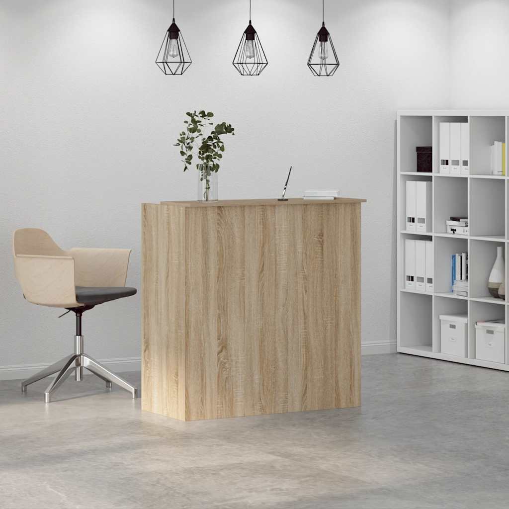 receptionsdisk Sonoma eg 100x50x103,5 cm konstrueret træ