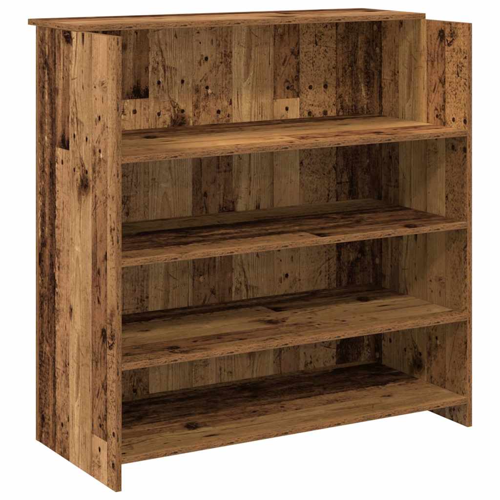 receptionsskranke antikt træ 100x50x103,5 cm konstrueret træ