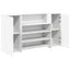 receptionsdisk hvid 180x50x103,5 cm konstrueret træ