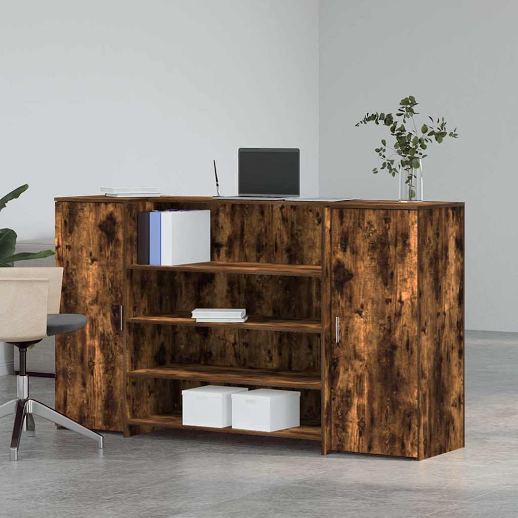 receptionsskranke 180x50x103,5 cm konstrueret træ
