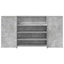 receptionsskranke 200x50x103,5 cm konstrueret træ beton grå