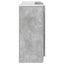 receptionsskranke 200x50x103,5 cm konstrueret træ beton grå