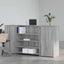 receptionsskranke 200x50x103,5 cm konstrueret træ grå sonoma