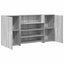 receptionsskranke 200x50x103,5 cm konstrueret træ grå sonoma