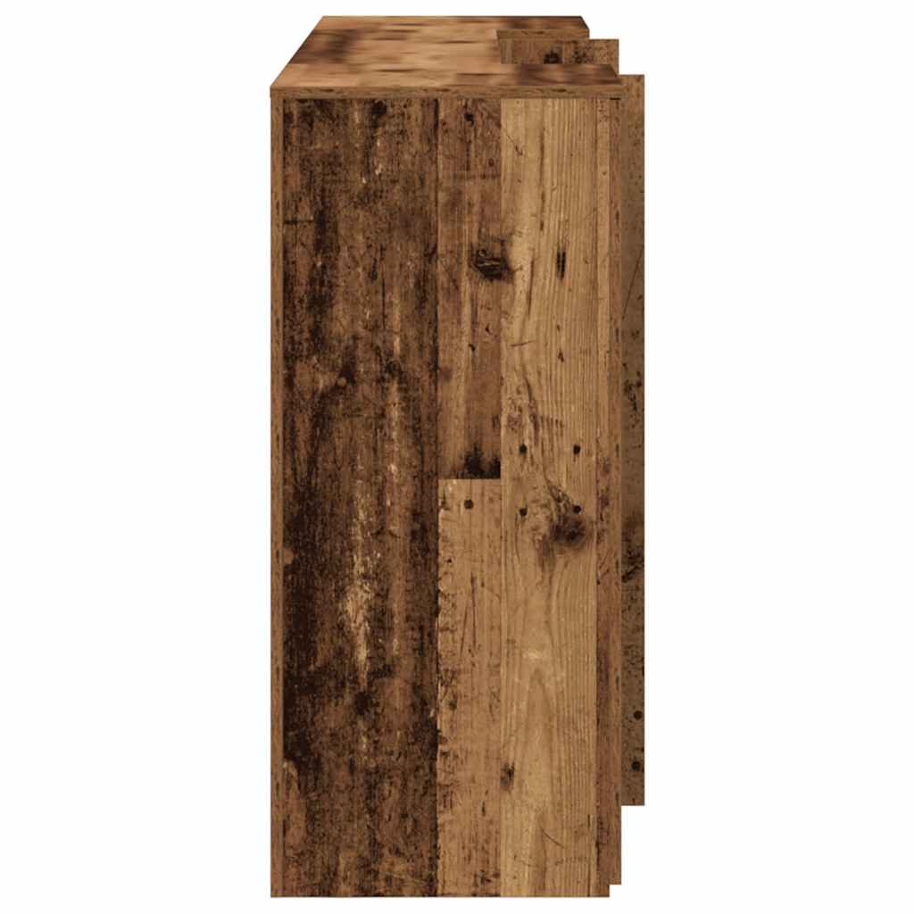 receptionsskranke 200x50x103,5 cm konstrueret træ antikt træ