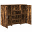 receptionsskranke 135x50x103,5 cm røget egetræsfarve