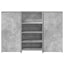receptionsskranke 155x50x103,5 cm konstrueret træ beton grå