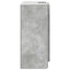 receptionsskranke 155x50x103,5 cm konstrueret træ beton grå