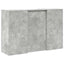 receptionsskranke 155x50x103,5 cm konstrueret træ beton grå